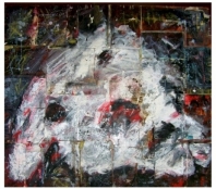 El ser inexistente,2012,100x100cm, Oleo sobre lienzo