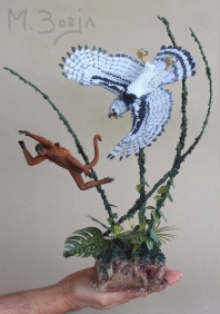 HARPI EAGLE vs HOWLING MONKEY  Harpia harpyja - Alouatta seniculus