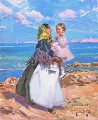Maternidad playa de Ibiza