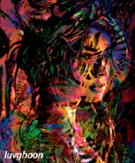 Psycodelic woman